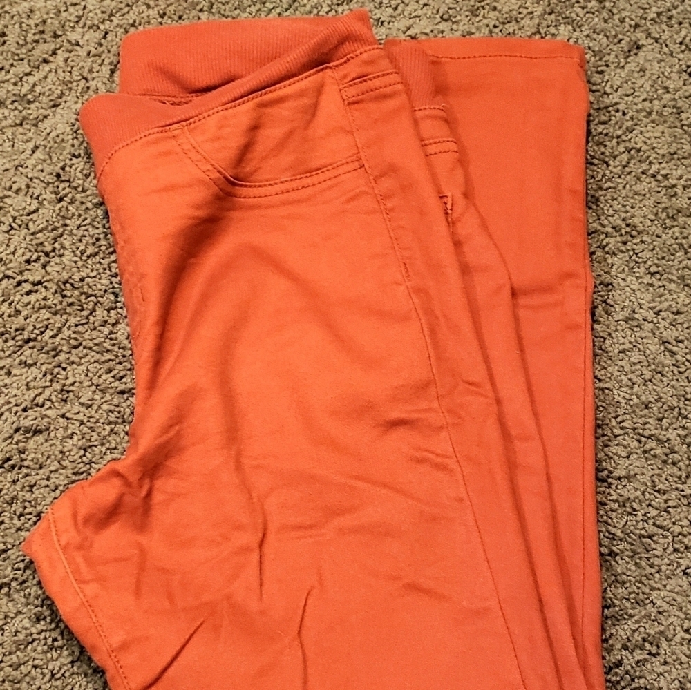 Orange leggings